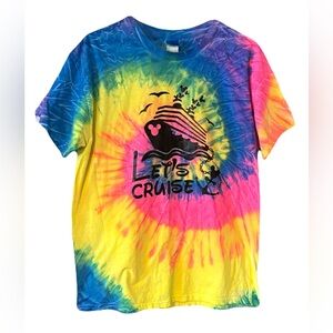 Disney cruise Tie-Dye Let's Cruise T-Shirt